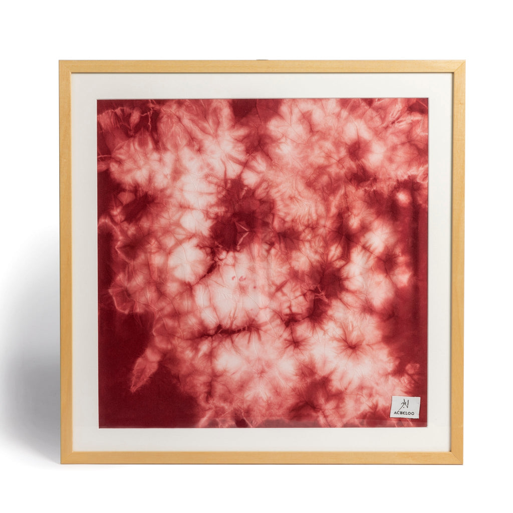 quadro nuvola magenta - seta tinta naturalmente - Acheloo