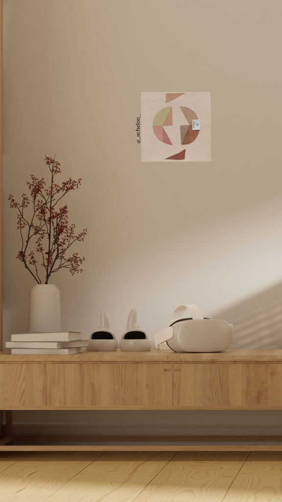 quadro YIN YANG ambientato in un salotto esempio
